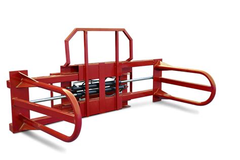 bale squeeze attachment for skid steer|bale grabber for skid steer.